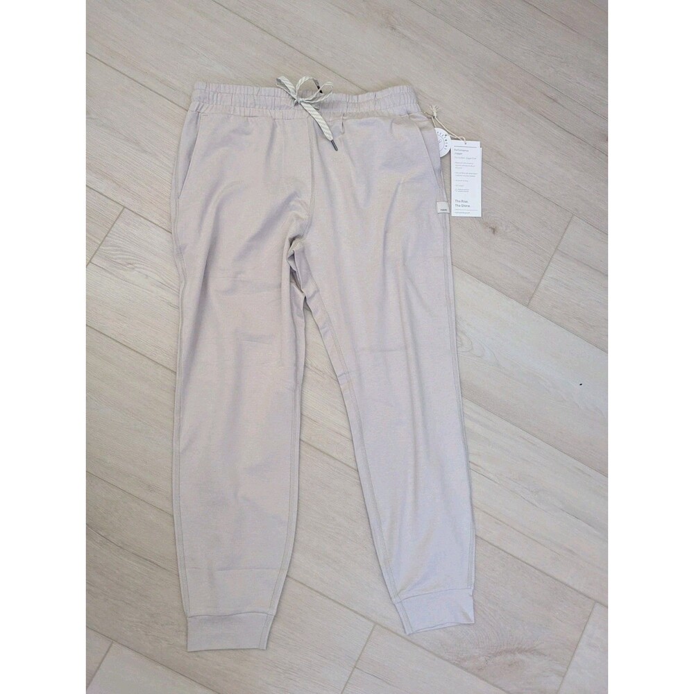 NWT Vuori Women's Performance Joggers - Ecru Heather / Off White - Small